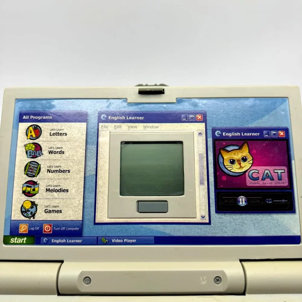 Vintage Giga Toy English Learner Laptop for Kids Tested Works